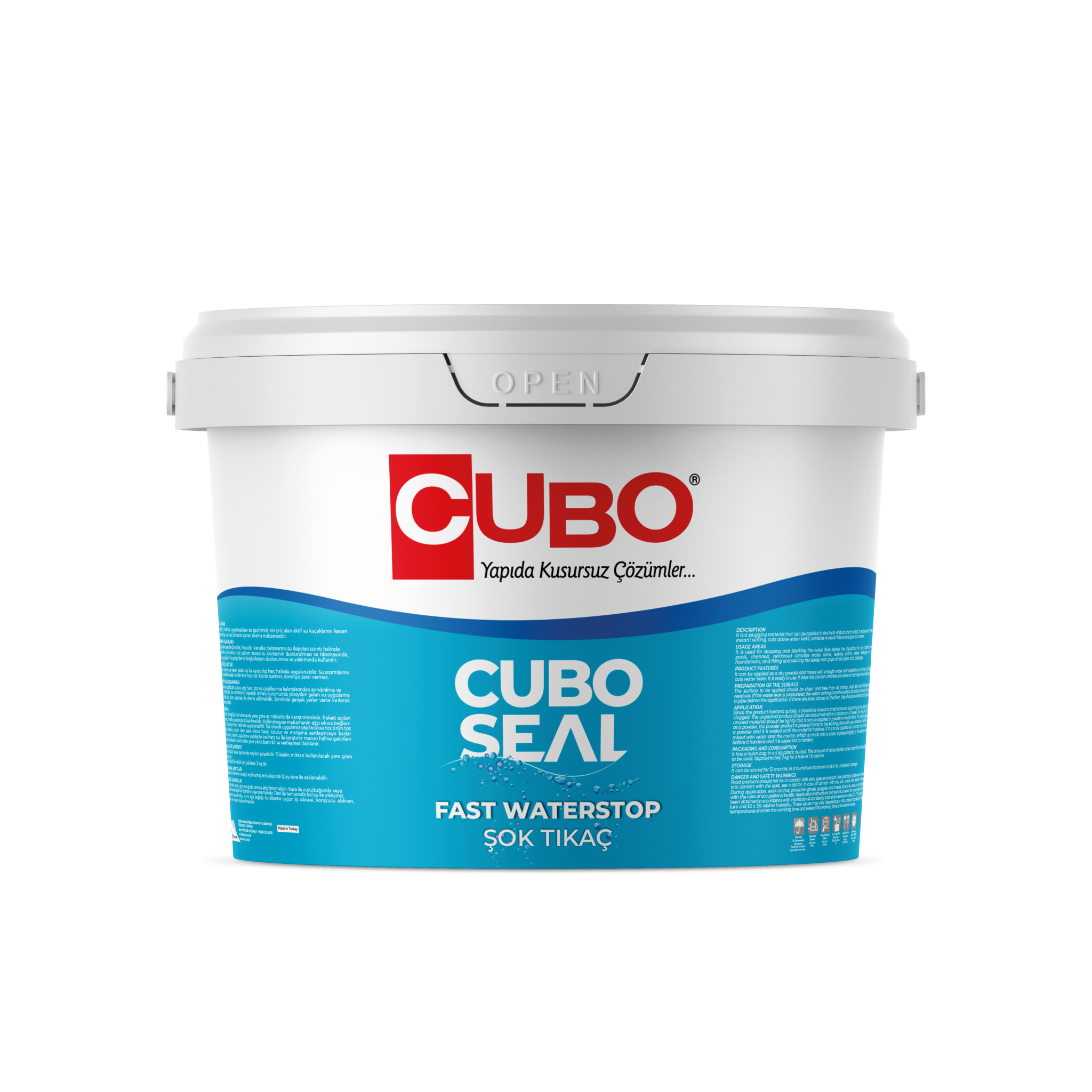 CUBOSEAL FAST WATER STOP ŞOK TIKAÇ GRİ 5 KG